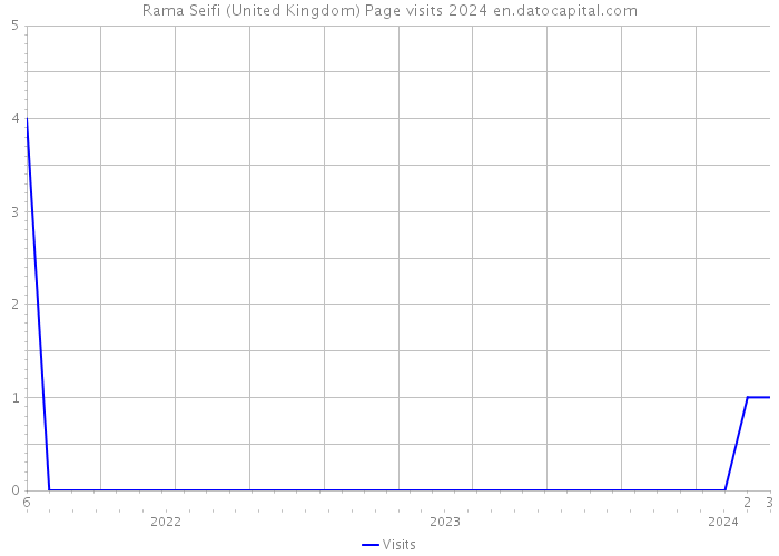 Rama Seifi (United Kingdom) Page visits 2024 
