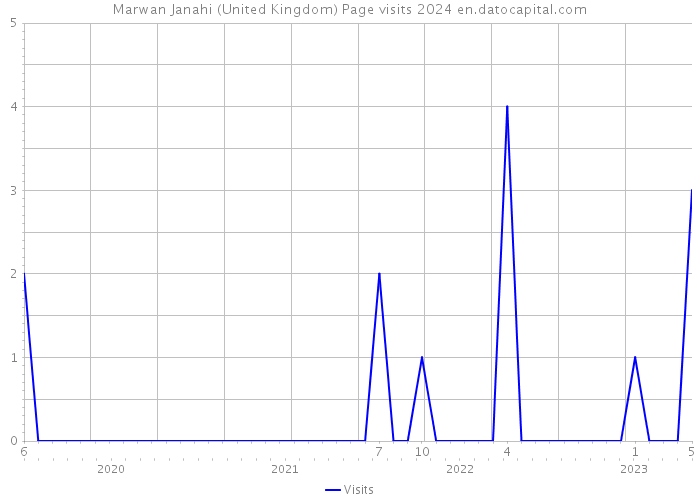 Marwan Janahi (United Kingdom) Page visits 2024 