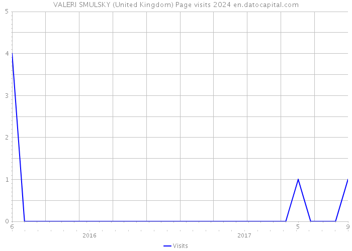 VALERI SMULSKY (United Kingdom) Page visits 2024 