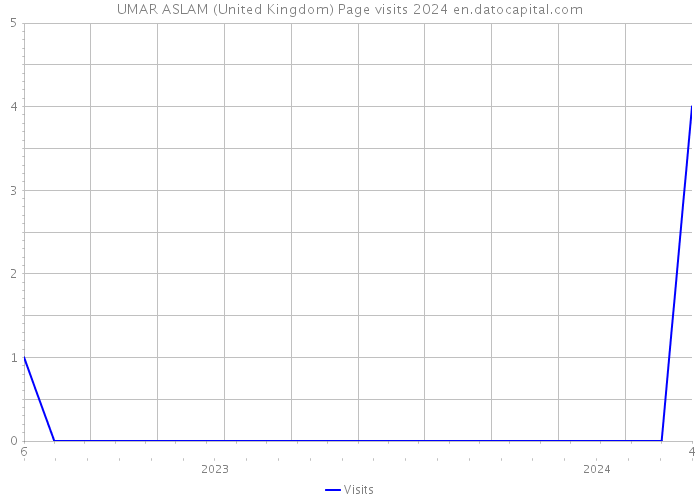UMAR ASLAM (United Kingdom) Page visits 2024 