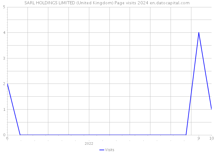 SARL HOLDINGS LIMITED (United Kingdom) Page visits 2024 