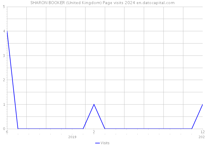 SHARON BOOKER (United Kingdom) Page visits 2024 