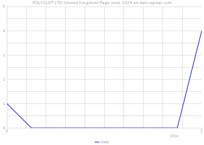 POLYGLOT LTD (United Kingdom) Page visits 2024 