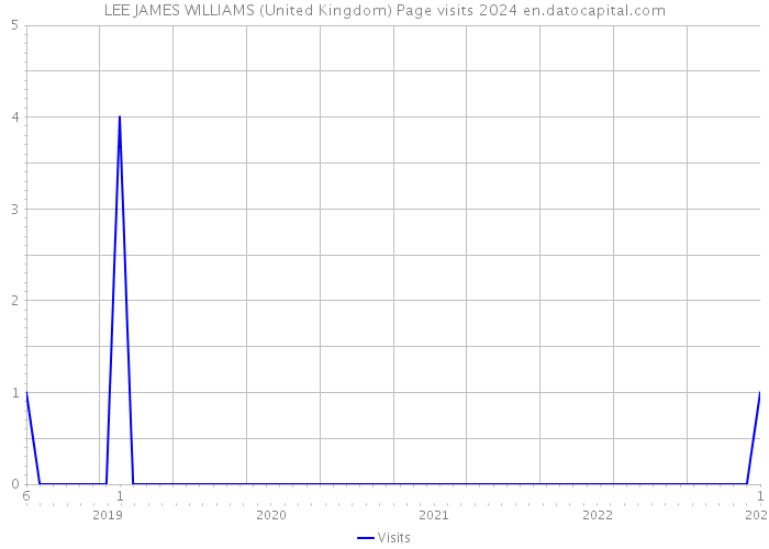 LEE JAMES WILLIAMS (United Kingdom) Page visits 2024 