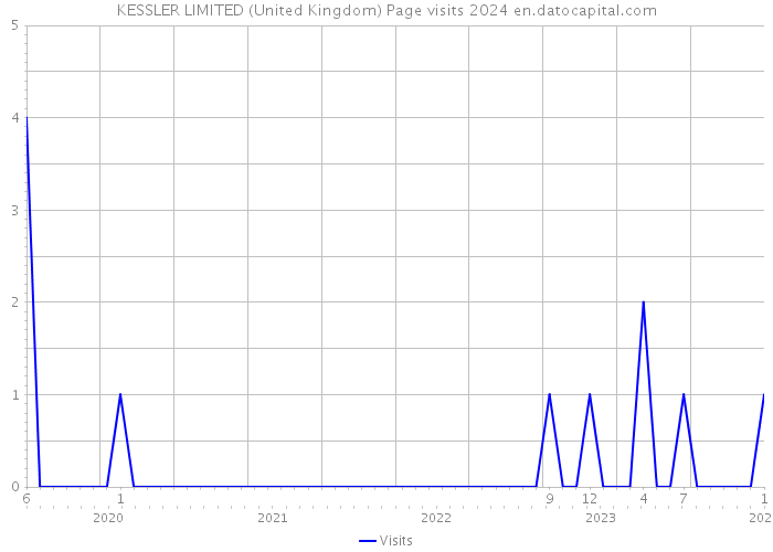 KESSLER LIMITED (United Kingdom) Page visits 2024 