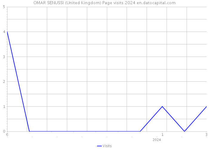 OMAR SENUSSI (United Kingdom) Page visits 2024 