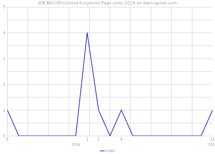 JOE BACON (United Kingdom) Page visits 2024 