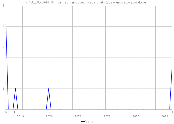 RINALDO SANTINI (United Kingdom) Page visits 2024 