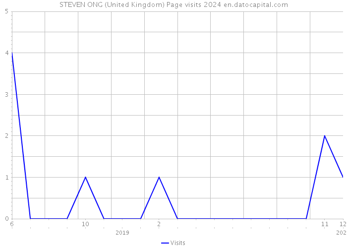 STEVEN ONG (United Kingdom) Page visits 2024 