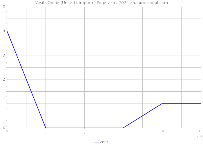 Vasile Dobie (United Kingdom) Page visits 2024 