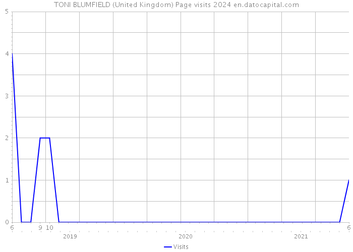TONI BLUMFIELD (United Kingdom) Page visits 2024 