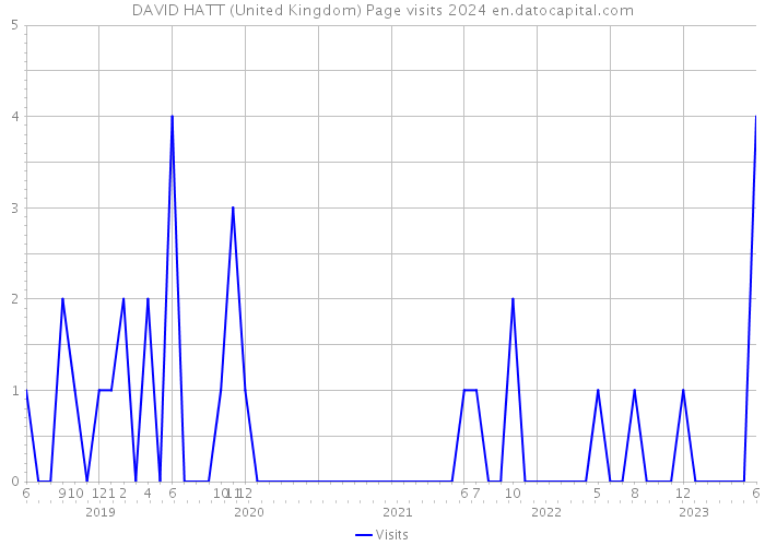 DAVID HATT (United Kingdom) Page visits 2024 