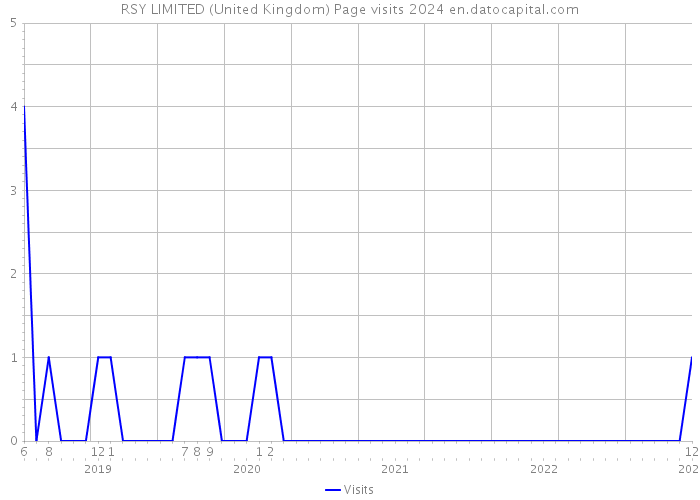 RSY LIMITED (United Kingdom) Page visits 2024 
