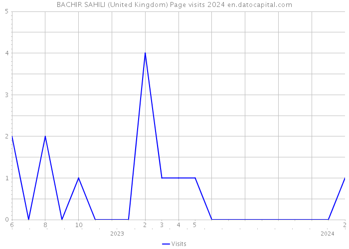 BACHIR SAHILI (United Kingdom) Page visits 2024 