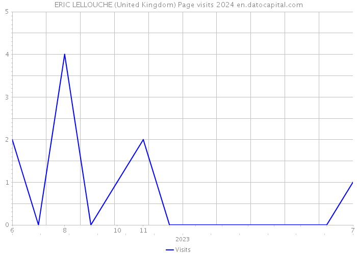 ERIC LELLOUCHE (United Kingdom) Page visits 2024 