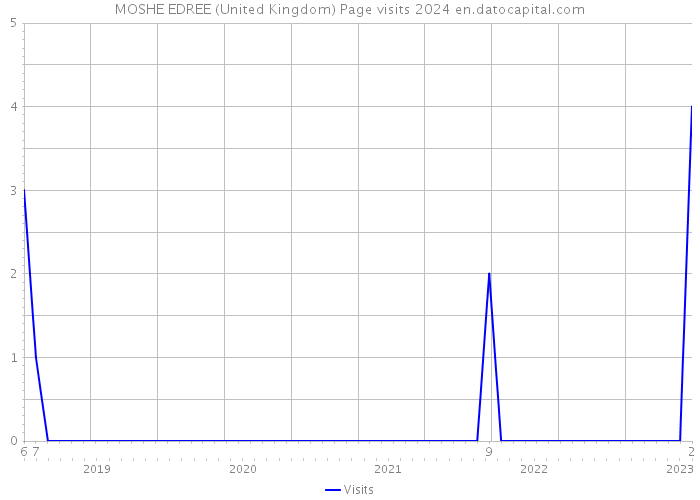 MOSHE EDREE (United Kingdom) Page visits 2024 