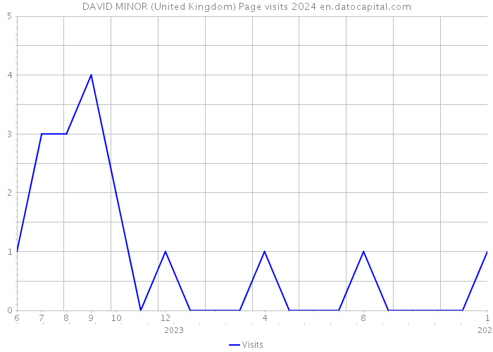 DAVID MINOR (United Kingdom) Page visits 2024 