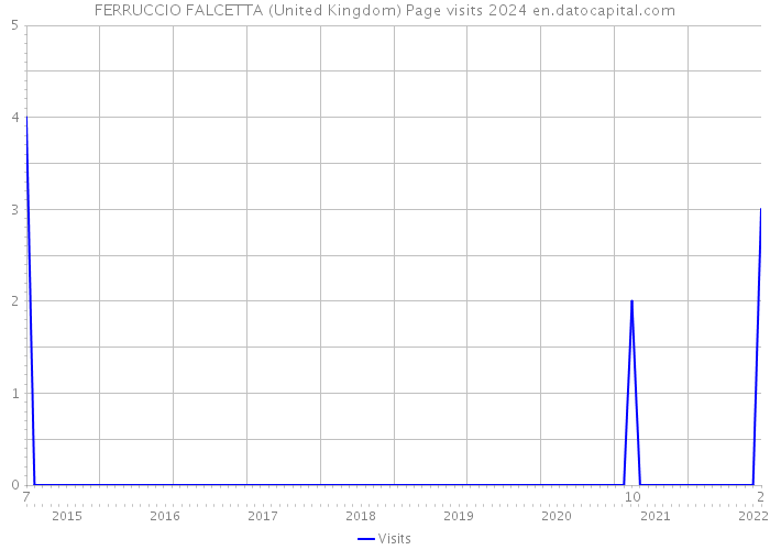 FERRUCCIO FALCETTA (United Kingdom) Page visits 2024 
