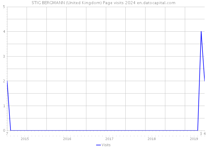 STIG BERGMANN (United Kingdom) Page visits 2024 