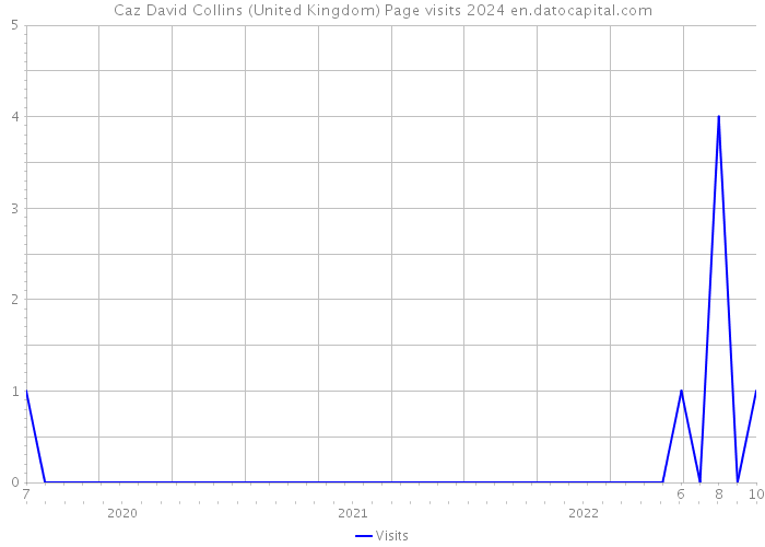 Caz David Collins (United Kingdom) Page visits 2024 