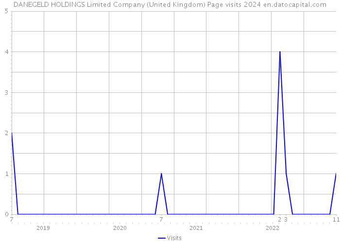 DANEGELD HOLDINGS Limited Company (United Kingdom) Page visits 2024 
