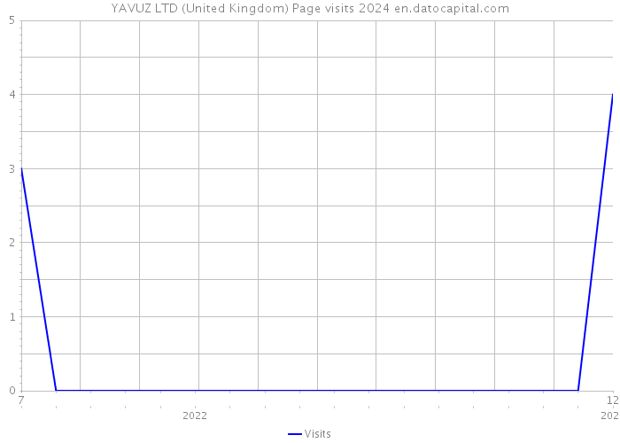 YAVUZ LTD (United Kingdom) Page visits 2024 
