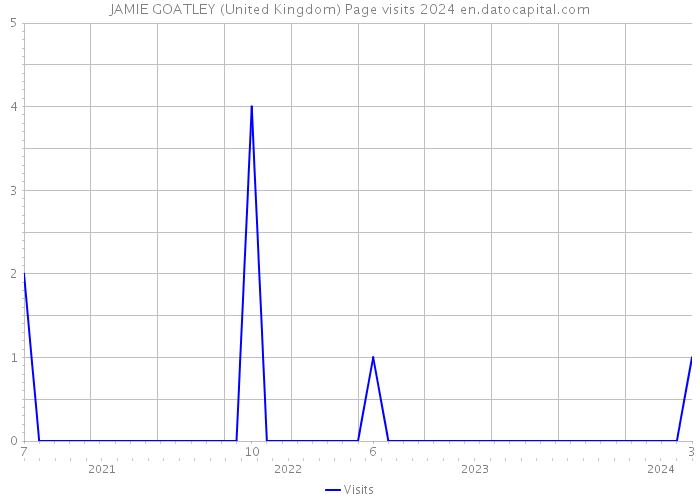 JAMIE GOATLEY (United Kingdom) Page visits 2024 