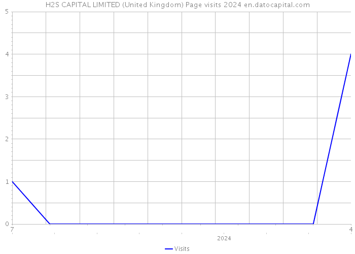 H2S CAPITAL LIMITED (United Kingdom) Page visits 2024 