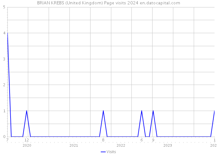 BRIAN KREBS (United Kingdom) Page visits 2024 