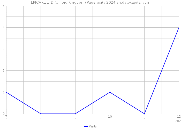 EPICARE LTD (United Kingdom) Page visits 2024 