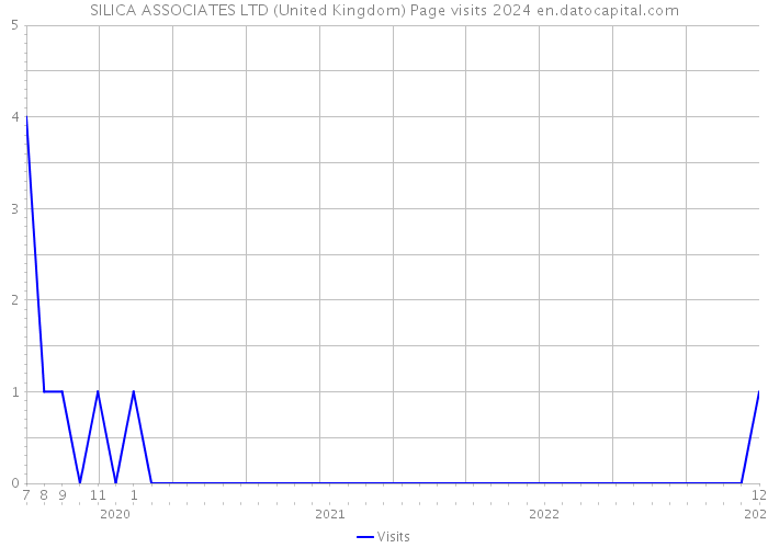 SILICA ASSOCIATES LTD (United Kingdom) Page visits 2024 