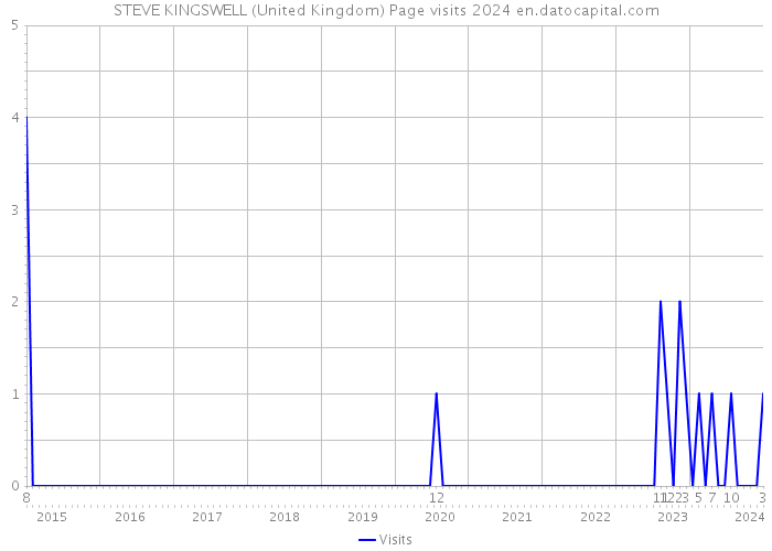 STEVE KINGSWELL (United Kingdom) Page visits 2024 
