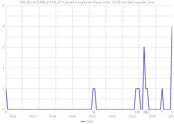 PECAN AGGREGATOR LP (United Kingdom) Page visits 2024 