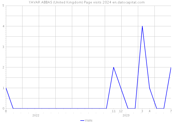 YAVAR ABBAS (United Kingdom) Page visits 2024 