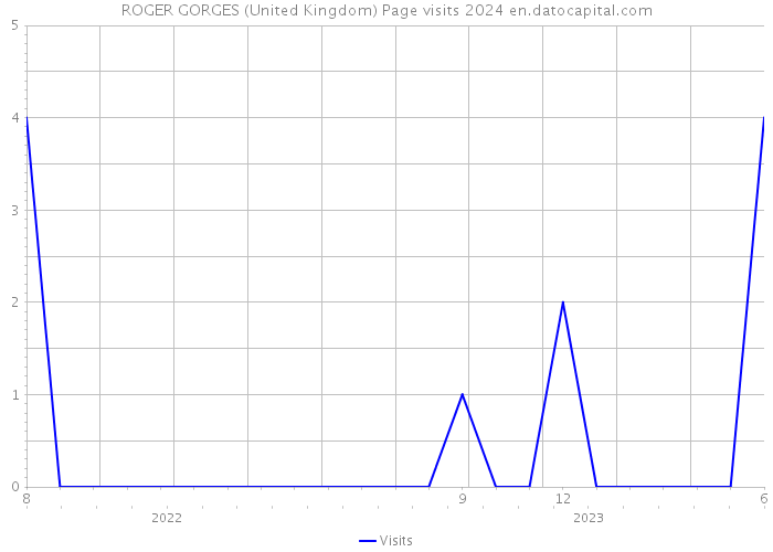 ROGER GORGES (United Kingdom) Page visits 2024 