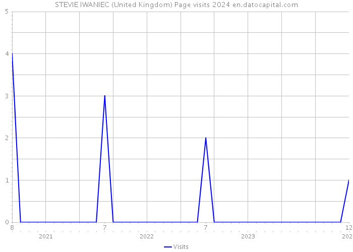 STEVIE IWANIEC (United Kingdom) Page visits 2024 