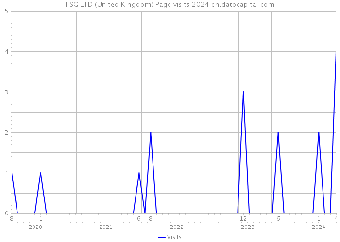 FSG LTD (United Kingdom) Page visits 2024 