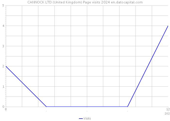 CANNOCK LTD (United Kingdom) Page visits 2024 