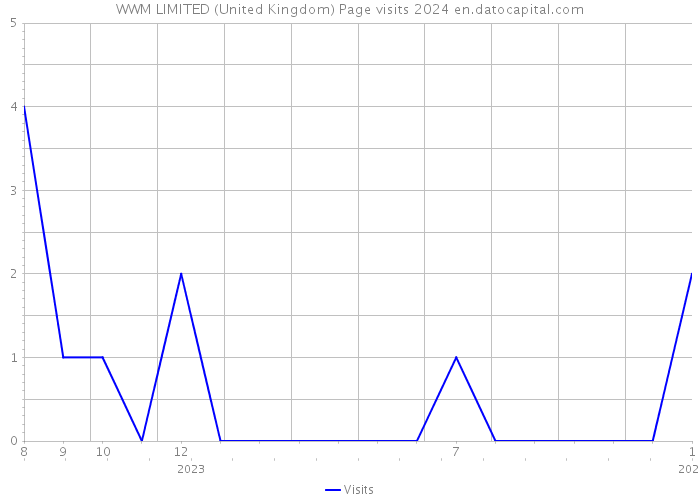 WWM LIMITED (United Kingdom) Page visits 2024 