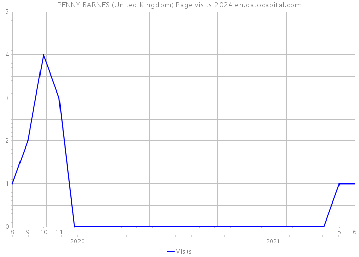 PENNY BARNES (United Kingdom) Page visits 2024 
