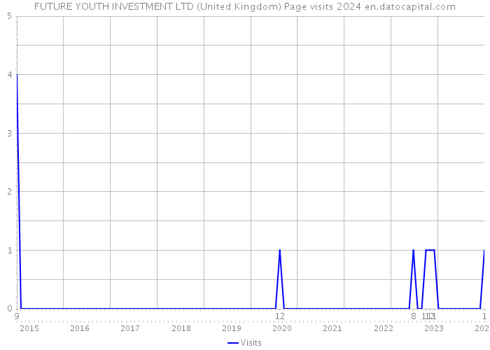 FUTURE YOUTH INVESTMENT LTD (United Kingdom) Page visits 2024 