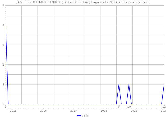 JAMES BRUCE MCKENDRICK (United Kingdom) Page visits 2024 
