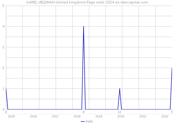 KAREL VELDMAN (United Kingdom) Page visits 2024 