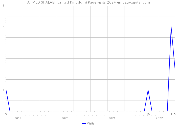 AHMED SHALABI (United Kingdom) Page visits 2024 