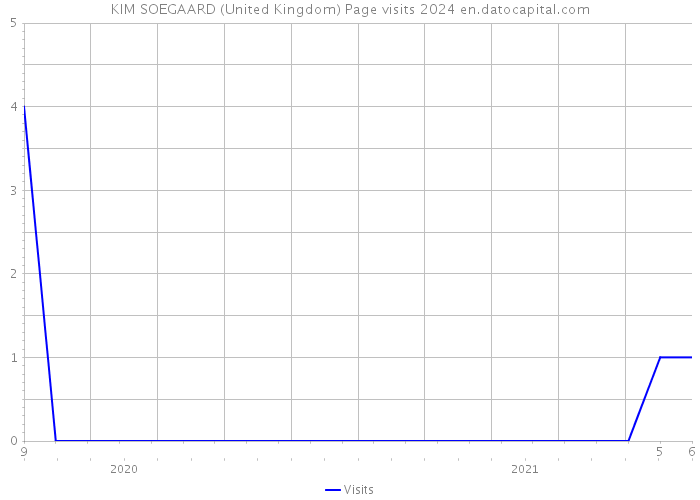 KIM SOEGAARD (United Kingdom) Page visits 2024 