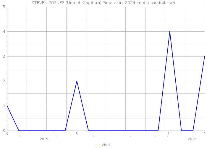 STEVEN POSNER (United Kingdom) Page visits 2024 