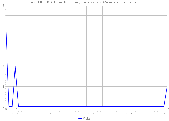 CARL PILLING (United Kingdom) Page visits 2024 