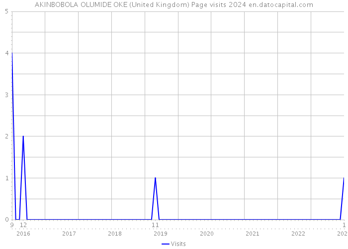 AKINBOBOLA OLUMIDE OKE (United Kingdom) Page visits 2024 