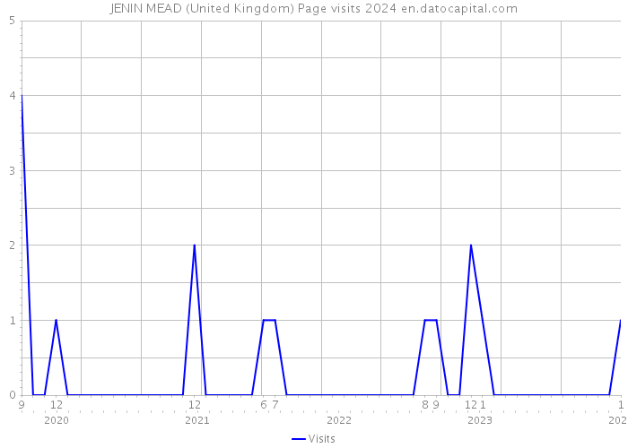 JENIN MEAD (United Kingdom) Page visits 2024 