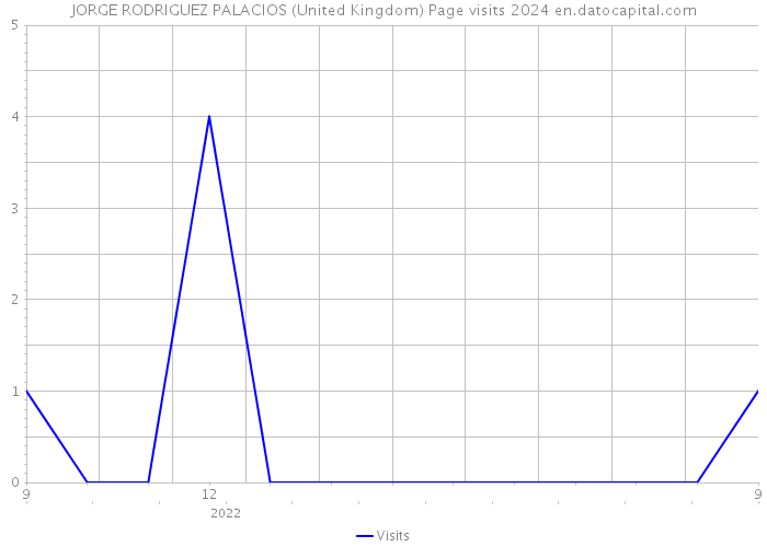 JORGE RODRIGUEZ PALACIOS (United Kingdom) Page visits 2024 